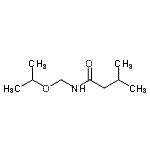 CAS 登录号：156026-05-0， N-(异丙氧基甲基)-3-甲基丁烷酰胺