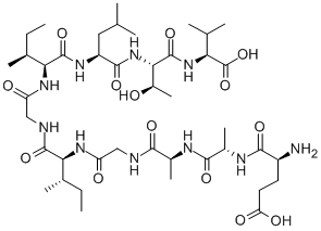 CAS 登录号：156251-01-3， L-alpha-谷氨酰-L-丙氨酰-L-丙氨酰甘氨酰-L-异亮氨酰甘氨酰-L-异亮氨酰-L-亮氨酰-L-苏氨酰-L-缬氨酸