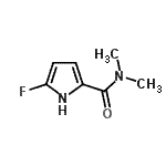 CAS#: 156395-14-1, 5-Fluoro-N,N-Dimethyl-1H-Pyrrole-2-Carboxamide