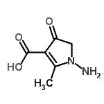 CAS#: 156495-76-0, 1-Amino-2-Methyl-4-Oxo-4,5-Dihydro-1H-Pyrrole-3-Carboxylic Acid