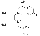 CAS#: 156809-90-4, 1-(4-Chlorophenyl)-2-[4-(Phenylmethyl)Piperazin-1-Yl]Ethanol Dihydrochloride