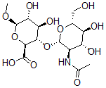 CAS#: 156881-25-3, (2S,3S,4R,5R,6R)-3-[(2S,3R,4R,5S,6R)-3-Acetamido-4,5-Dihydroxy-6-(Hydroxymethyl)Oxan-2-Yl]Oxy-4,5-Dihydroxy-6-Methoxyoxane-2-Carboxylic Acid