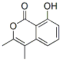 CAS 登录号：1570-27-0， 8-羟基-3,4-二甲基-1H-2-苯并吡喃-1-酮