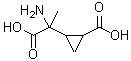 CAS 登录号：157141-16-7， 2-(1-氨基-1-羧基乙基)环丙烷羧酸