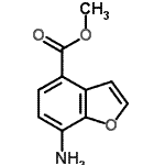 CAS 登录号：157252-27-2， 甲基7-氨基苯并呋喃-4-羧酸酯