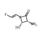 CAS 登录号：157432-20-7， (3R,4S)-3-氨基-1-[(E)-2-氟乙烯基]-4-羟基-2-氮杂环丁酮