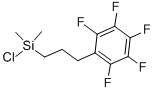 CAS 登录号：157499-19-9， 1-[3-(氯二甲基硅烷基)丙基]-2,3,4,5,6-五氟-苯