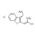 CAS#: 157584-19-5, 3-Ethyl-2-[(1E)-2-Hydroxy-1-Propen-1-Yl]-1,3-Benzothiazol-3-Ium Chloride