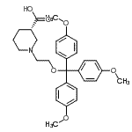 CAS 登录号：157604-55-2， (3S)-1-{2-[(4-甲氧基三苯甲基)氧基]乙基}-3-哌啶羧酸