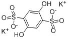 CAS 登录号：15763-57-2， 氢醌-2,5-二磺酸二钾盐