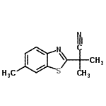CAS 登录号：157763-98-9， 2-甲基-2-(6-甲基-1,3-苯并噻唑-2-基)丙腈