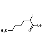 CAS 登录号：1578-58-1， 2-氟庚酸