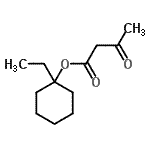 CAS 登录号：15780-56-0， 1-乙基环己基3-氧代丁酸酯
