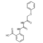 CAS#: 157921-79-4, 2-{[(Phenoxyacetyl)Carbamothioyl]Amino}Benzoic Acid