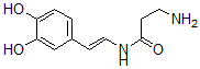 CAS 登录号：158018-58-7， 3-氨基-N-[(E)-2-(3,4-二羟基苯基)乙烯基]丙酰胺