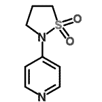 CAS#: 158090-60-9, 4-(1,1-Dioxido-1,2-Thiazolidin-2-Yl)Pyridine