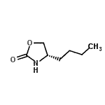 CAS 登录号：158249-51-5， (4S)-4-丁基-1,3-恶唑烷-2-酮
