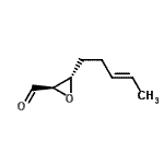CAS 登录号：158391-39-0， (2R,3S)-3-[(3E)-3-戊烯-1-基]-2-环氧乙烷甲醛