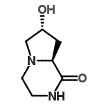CAS#: 158393-18-1, (7R,8aS)-7-Hydroxyhexahydropyrrolo[1,2-a]Pyrazin-1(2H)-One