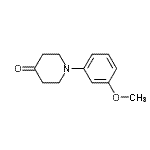 CAS#: 158553-32-3, 1-(3-Methoxyphenyl)Piperidin-4-One