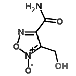 CAS 登录号：158590-74-0， 4-(羟基甲基)-1,2,5-恶二唑-3-甲酰胺5-氧化物