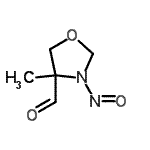 CAS#: 158619-24-0, 4-Methyl-3-Nitroso-1,3-Oxazolidine-4-Carbaldehyde