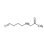 CAS#: 158629-49-3, 4-[(2-Oxopropyl)Amino]Butanal