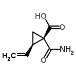 CAS 登录号：158665-23-7， (1R,2R)-1-氨基甲酰-2-乙烯基环丙烷羧酸