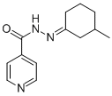 CAS 登录号：15885-64-0， N'-(3-甲基环己亚基)异烟酰肼
