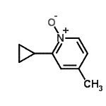 CAS 登录号：158902-33-1， 2-环丙基-4-甲基吡啶1-氧化物