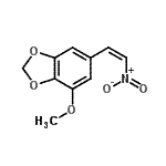 CAS 登录号：15896-78-3， 4-甲氧基-6-[(Z)-2-硝基乙烯基]-1,3-苯并二氧戊环