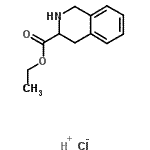CAS#: 15912-56-8, Ethyl 1,2,3,4-Tetrahydro-3-Isoquinolinecarboxylate Hydrochloride (1:1)