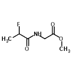 CAS 登录号：159174-17-1， 甲基N-(2-氟丙酰基)甘氨酸酯