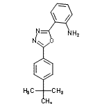 CAS#: 159222-57-8, 2-{5-[4-(2-Methyl-2-Propanyl)Phenyl]-1,3,4-Oxadiazol-2-Yl}Aniline