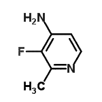 CAS 登录号：15931-21-2， 3-氟-2-甲基-4-吡啶胺