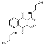 CAS 登录号：15939-84-1， 1,5-二[(2-羟基乙基)氨基]-9,10-蒽醌