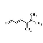 CAS 登录号：159411-14-0， (2E)-4-(二甲基氨基)-2,4-戊二烯醛