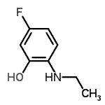 CAS 登录号：159471-75-7， 2-(乙基氨基)-5-氟苯酚