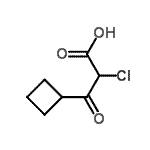 CAS 登录号：159503-27-2， 2-氯-3-环丁基-3-氧代丙酸
