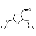 CAS 登录号：159551-27-6， (2R,3R,5S)-2,5-二甲氧基四氢-3-呋喃甲醛