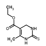 CAS#: 159582-41-9, Ethyl 6-Methyl-2-Thioxo-1,2,3,4-Tetrahydro-5-Pyrimidinecarboxylate