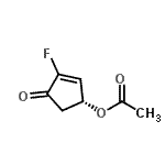 CAS#: 159752-17-7, (1R)-3-Fluoro-4-Oxo-2-Cyclopenten-1-Yl Acetate