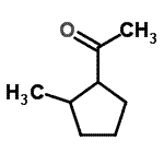 CAS 登录号：1601-00-9， 1-(2-甲基环戊基)乙酮