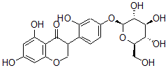 CAS#: 160206-04-2, 5,7-Dihydroxy-3-[2-Hydroxy-4-[(2S,3R,4S,5S,6R)-3,4,5-Trihydroxy-6-(Hydroxymethyl)Oxan-2-Yl]Oxyphenyl]Chroman-4-One