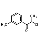 CAS 登录号：160388-16-9， 2-氯-1-(3-甲基苯基)-1-丙酮