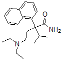 CAS 登录号：1606-09-3， alpha-[2-(二乙基氨基)乙基]-alpha-异丙基-1-萘乙酰胺