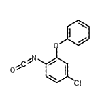 CAS 登录号：160693-21-0， 4-氯-1-异氰酸-2-苯氧基苯