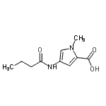 CAS#: 160776-20-5, 4-(Butyrylamino)-1-Methyl-1H-Pyrrole-2-Carboxylic Acid