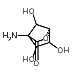 CAS#: 160868-82-6, (1S)-4-Amino-5,6,7-Trihydroxy-2-Oxabicyclo[2.2.1]Heptan-3-One