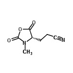 CAS 登录号：160880-93-3， 3-[(4S)-3-甲基-2,5-二氧代-1,3-恶唑烷-4-基]丙腈